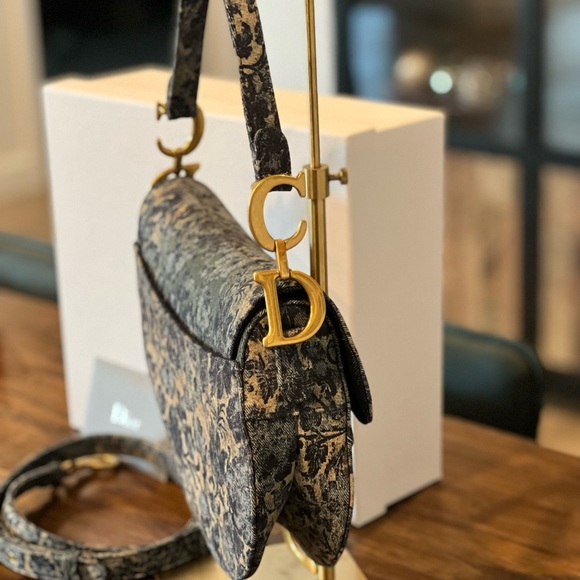 Dior Saddle Bag - Brocart Denim - Picture 3 of 5